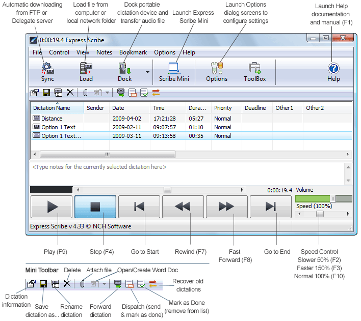 Nch Express Scribe Transcription Software